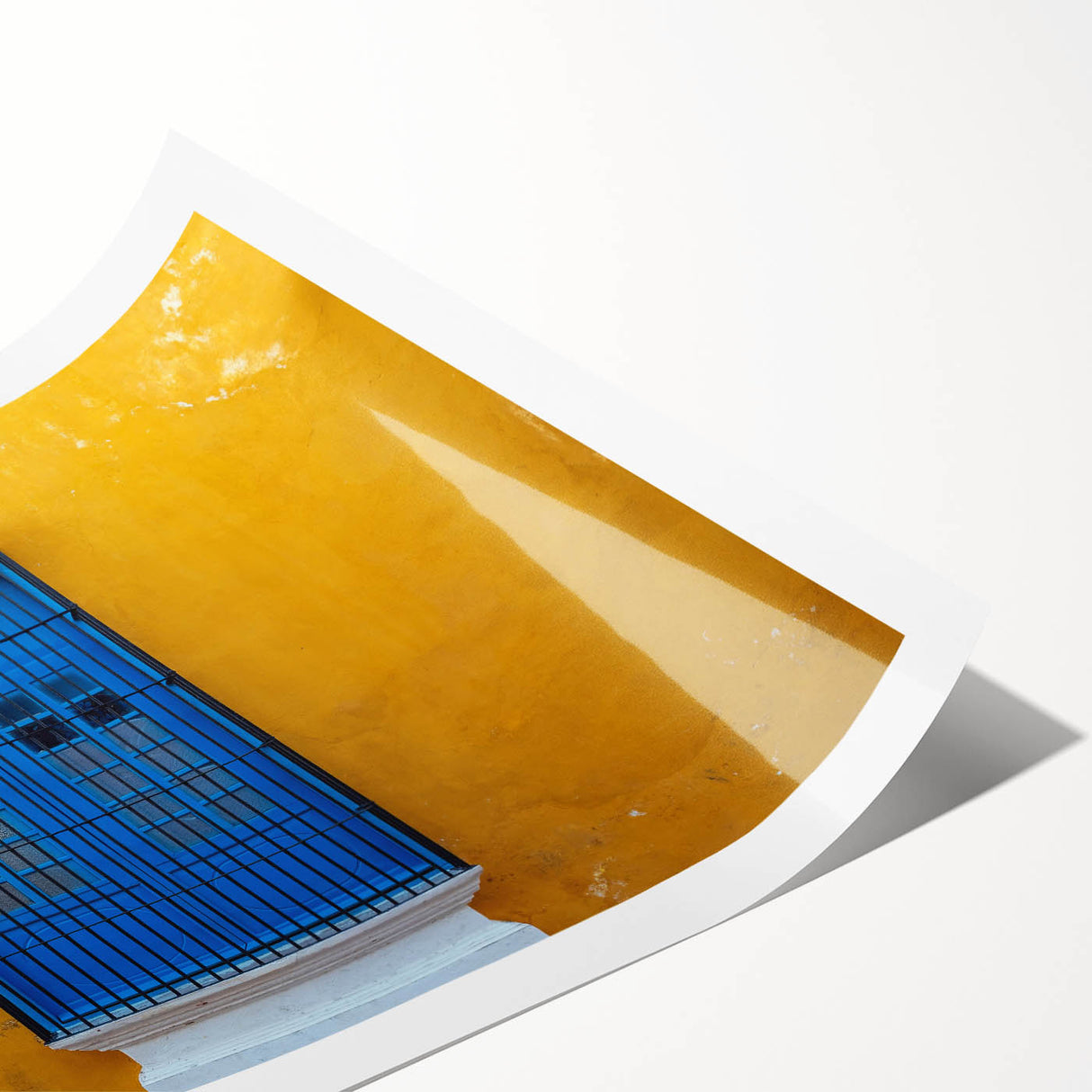 Extra large wall art featuring line art flowers in muted earth tones on a rolled canvas.