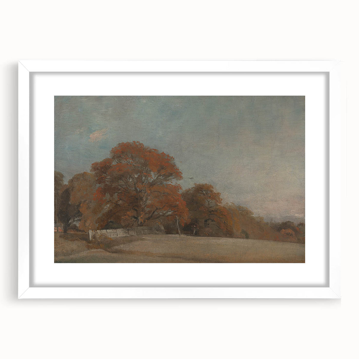 Romanticism Art: Autumn Landscape - Classic Painting by John Constable