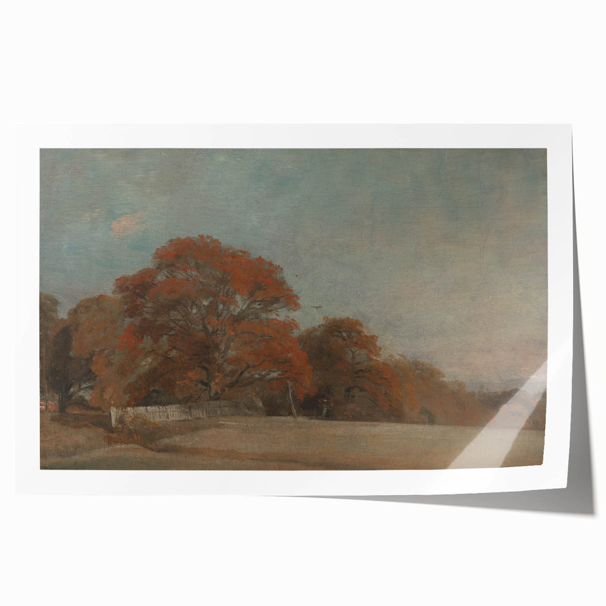 Romanticism Art: Autumn Landscape - Classic Painting by John Constable