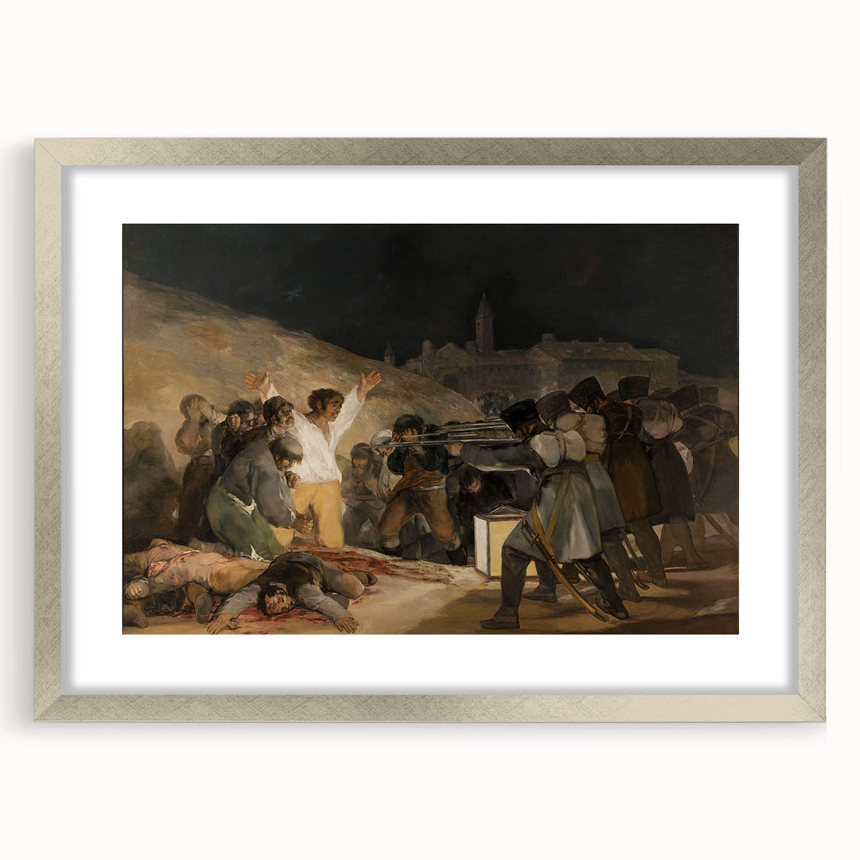 Romanticism Art: The Third of May by Goya - Historical Canvas Print