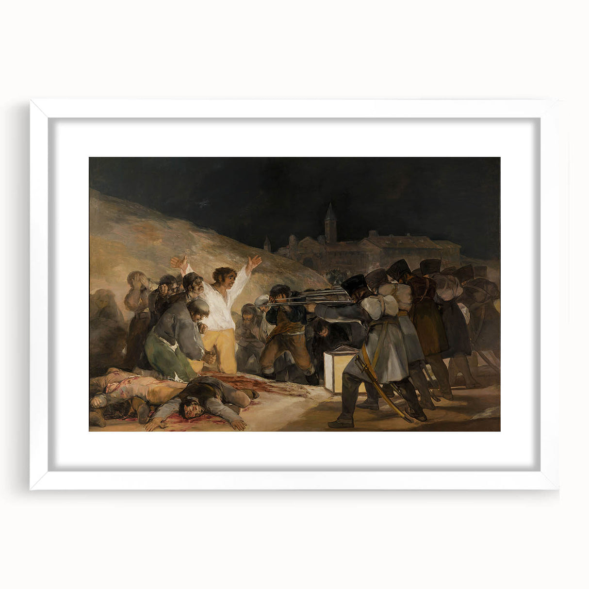Romanticism Art: The Third of May by Goya - Historical Canvas Print
