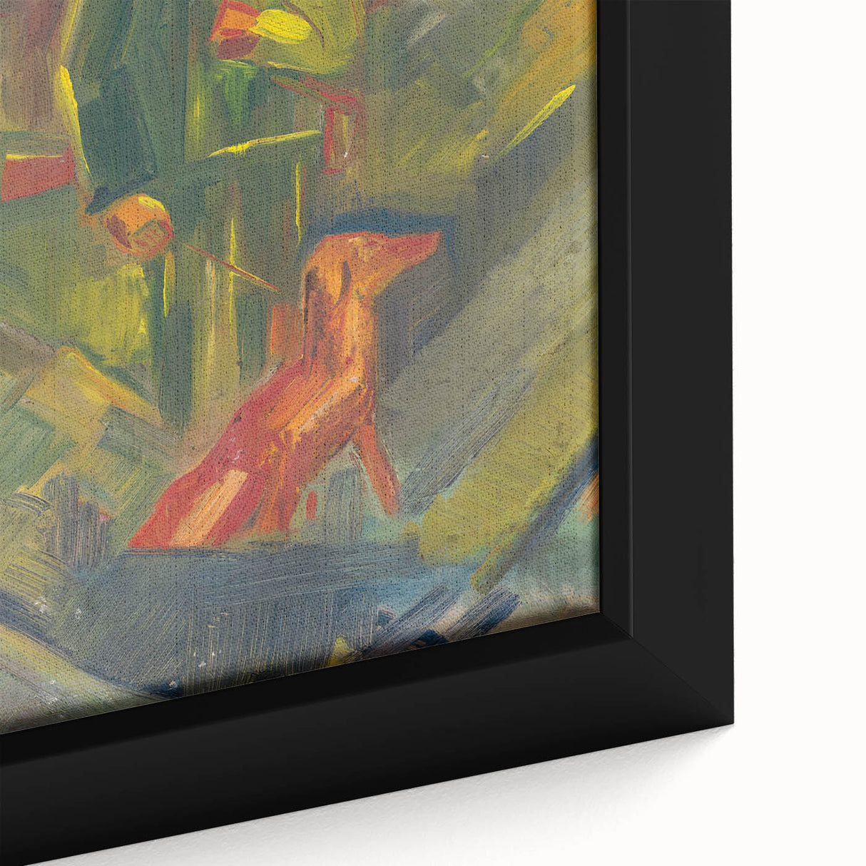 Expressionist Art - Standing Hunter with a Dog by Arnold Peter Weisz-Kubínčan