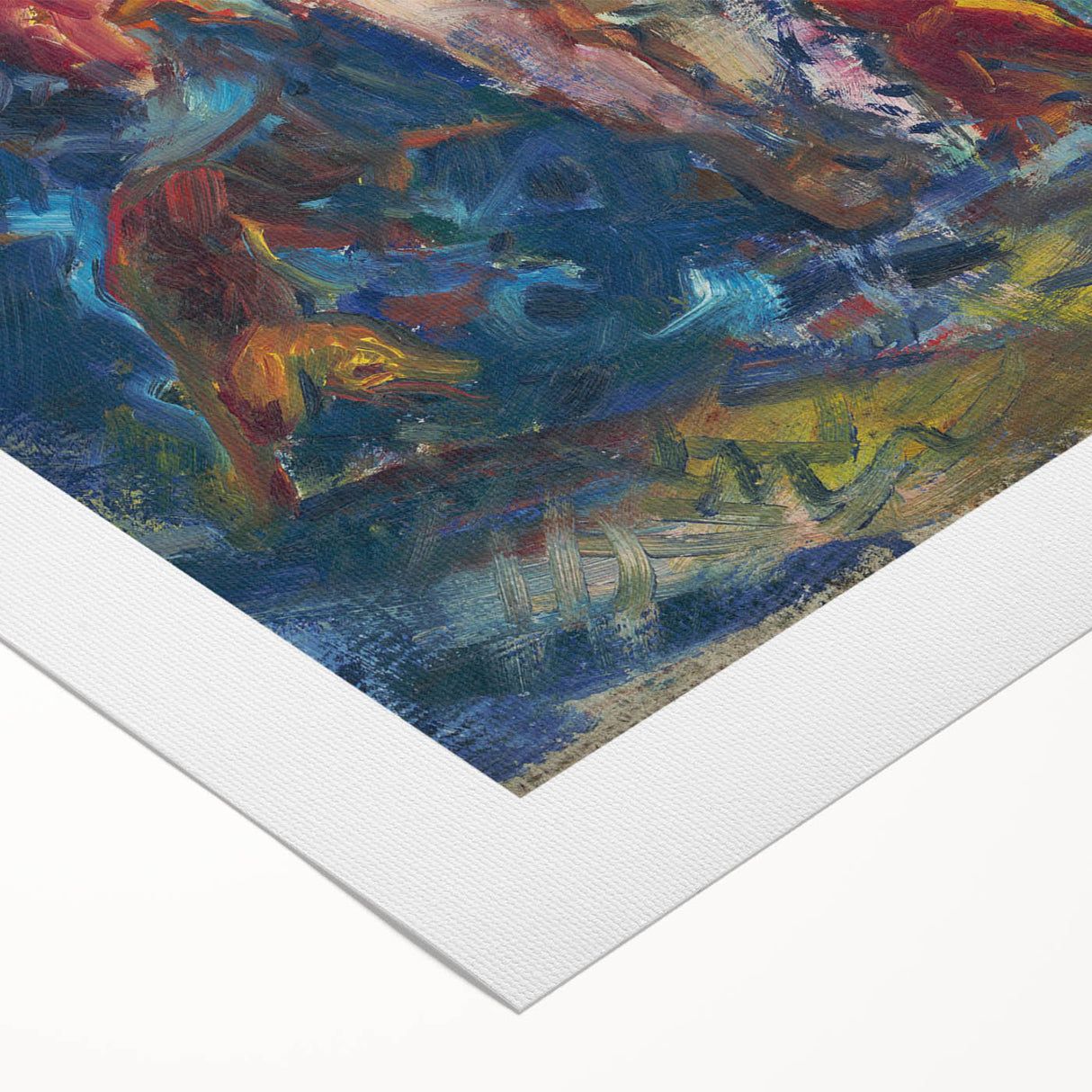 Expressionist Art - Standing Huntsman with Two Dogs by Arnold Peter Weisz-Kubínčan