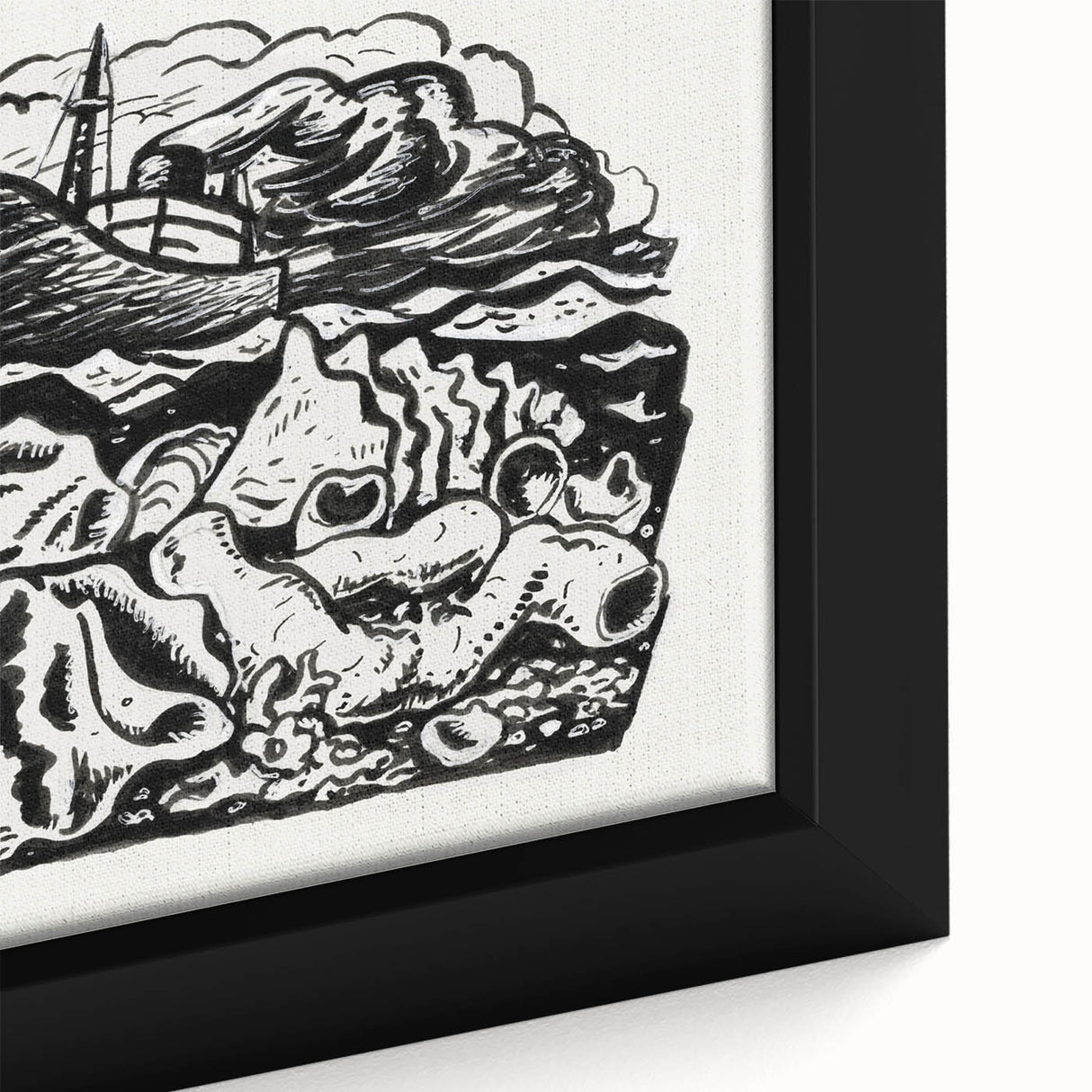 Expressionist Art - Steamship at Sea by Leo Gestel (ca. 1891–1941)