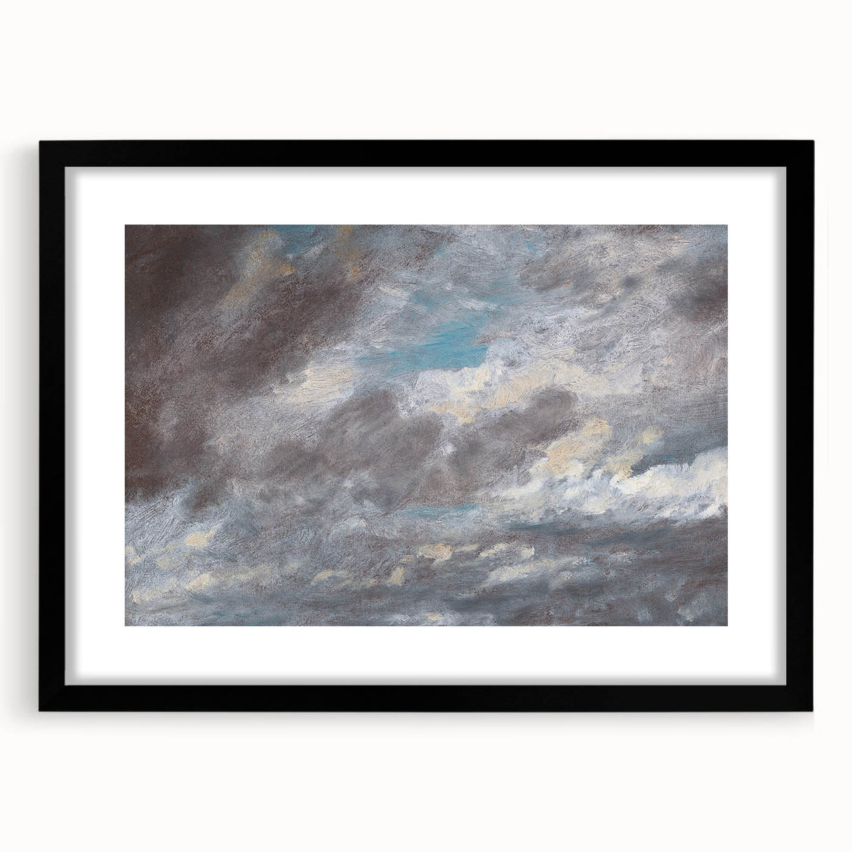 Romanticism Art - Cloud Study by John Constable on Canvas