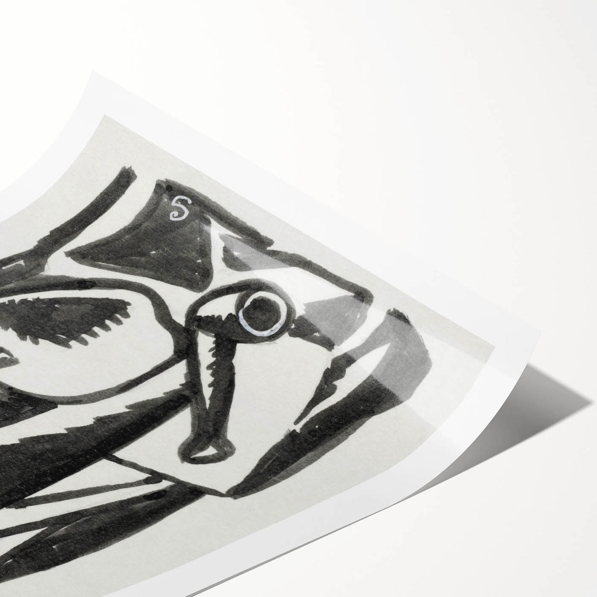 Abstract Expressionism: Still Life with Apple, Pipe, and Bottle Artwork