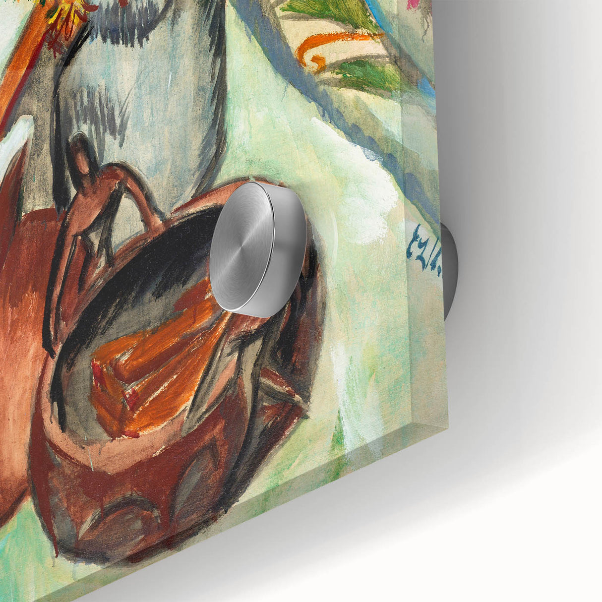 Expressionist Art: Still Life with Jug and African Bowl by Kirchner