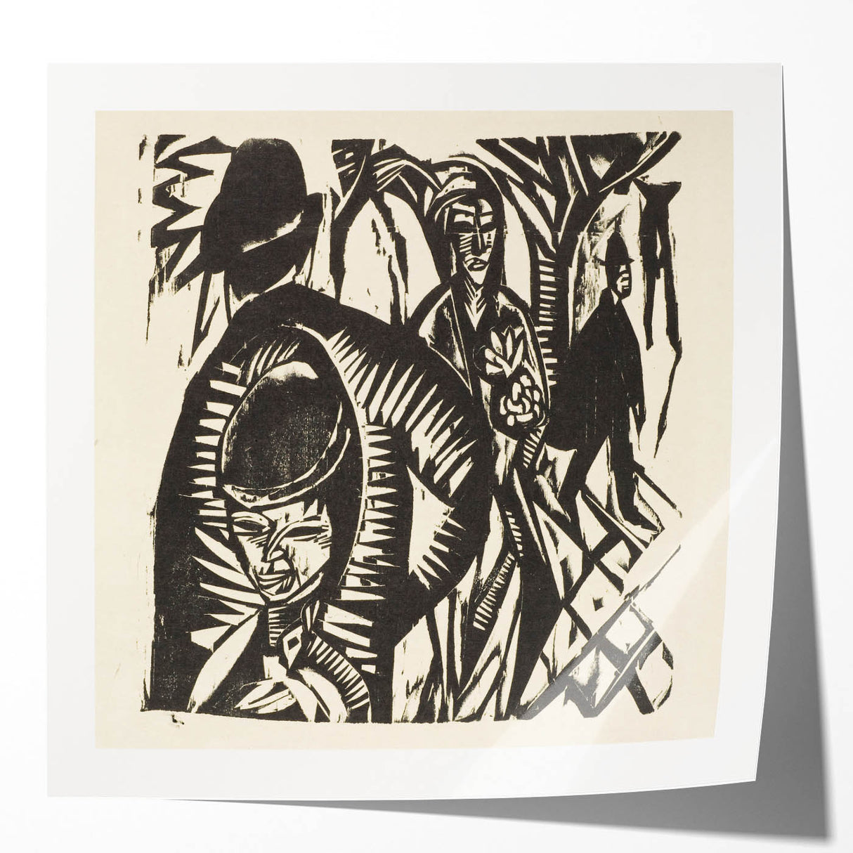 Expressionist Art: Still Life with Bowl and Fruit by Kirchner