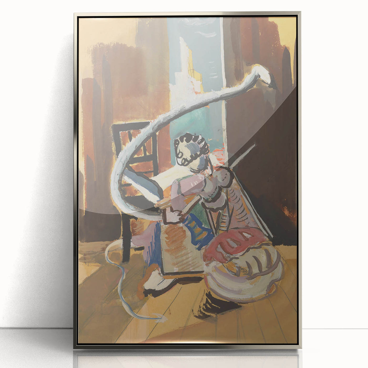 Expressionist Art: Still Life with Wine Glass and Fruit by Kirchner