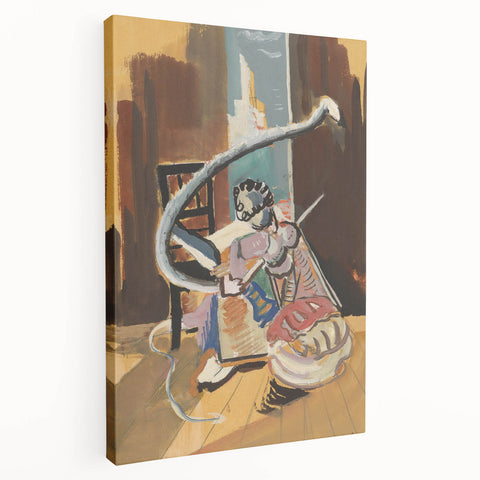 Expressionist Art: Still Life with Wine Glass and Fruit by Kirchner