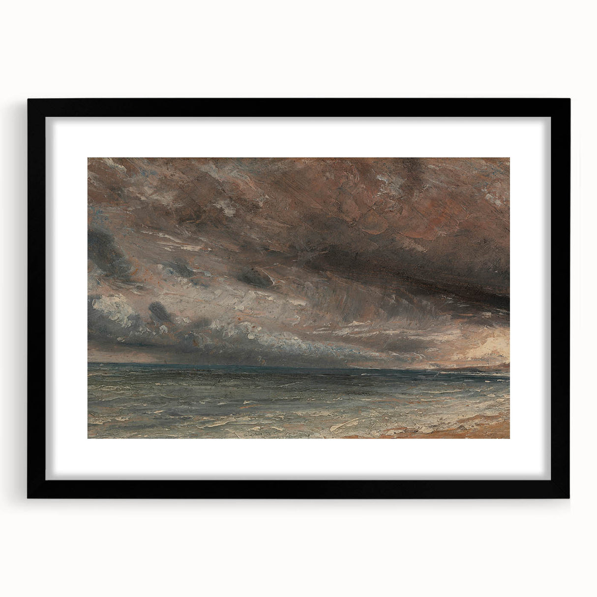 Romanticism Art - Stormy Sea, Brighton by John Constable