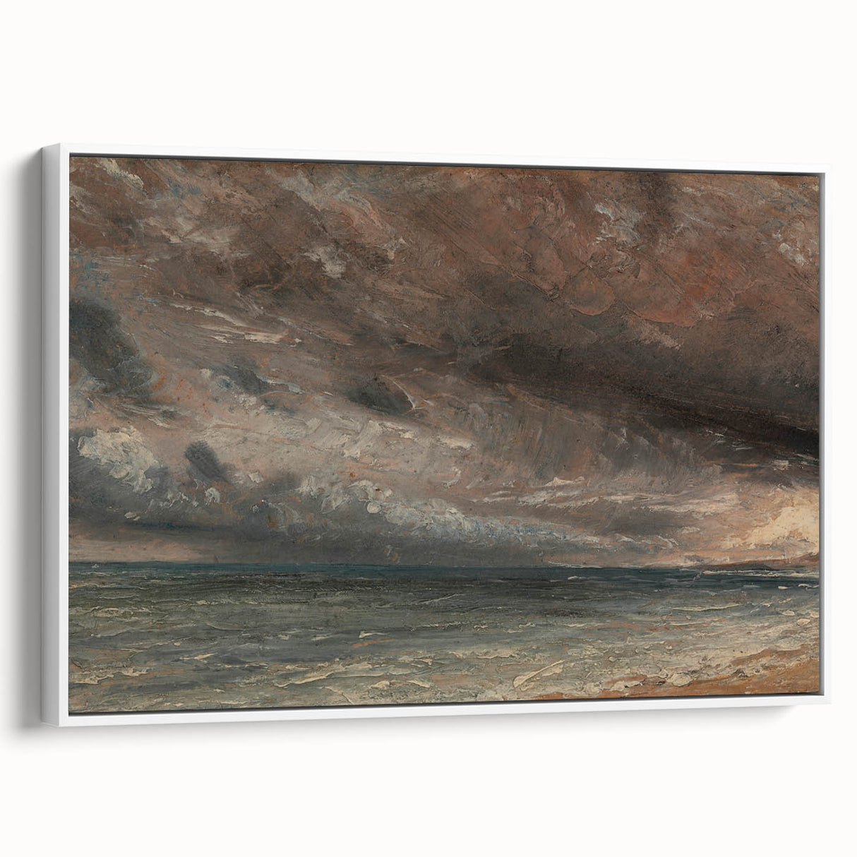 Romanticism Art - Stormy Sea, Brighton by John Constable