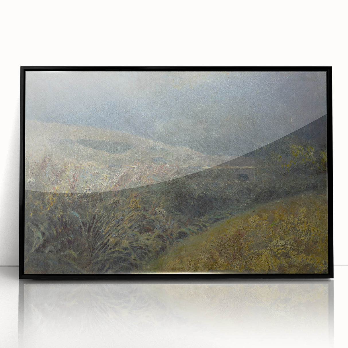 Romanticism Art - Motif from the Belianske Tatras by László Mednyánszky