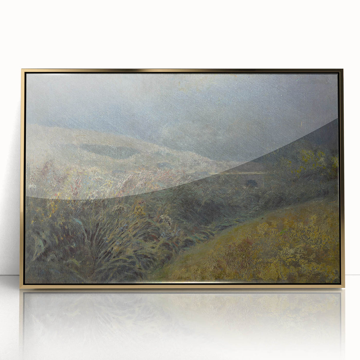 Romanticism Art - Motif from the Belianske Tatras by László Mednyánszky