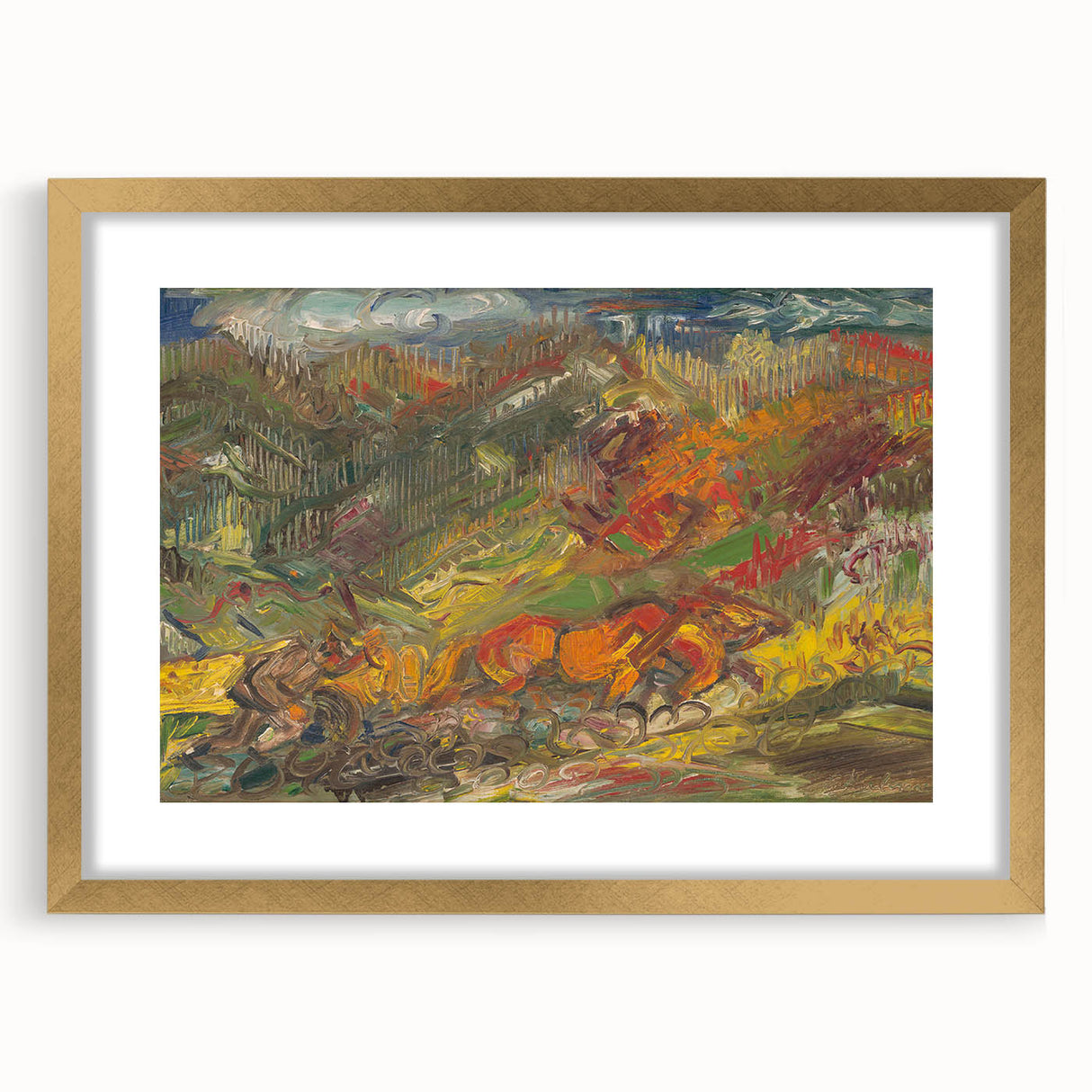 Expressionist Art - Summer by Arnold Peter Weisz-Kubínčan