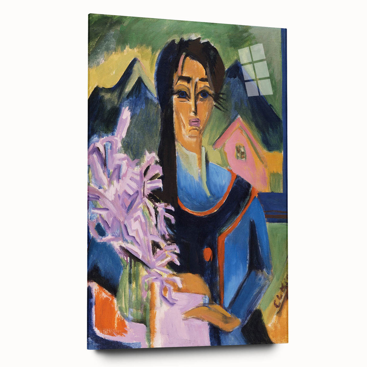Sunday in the Alps - Contemporary Expressionist Art Canvas Print