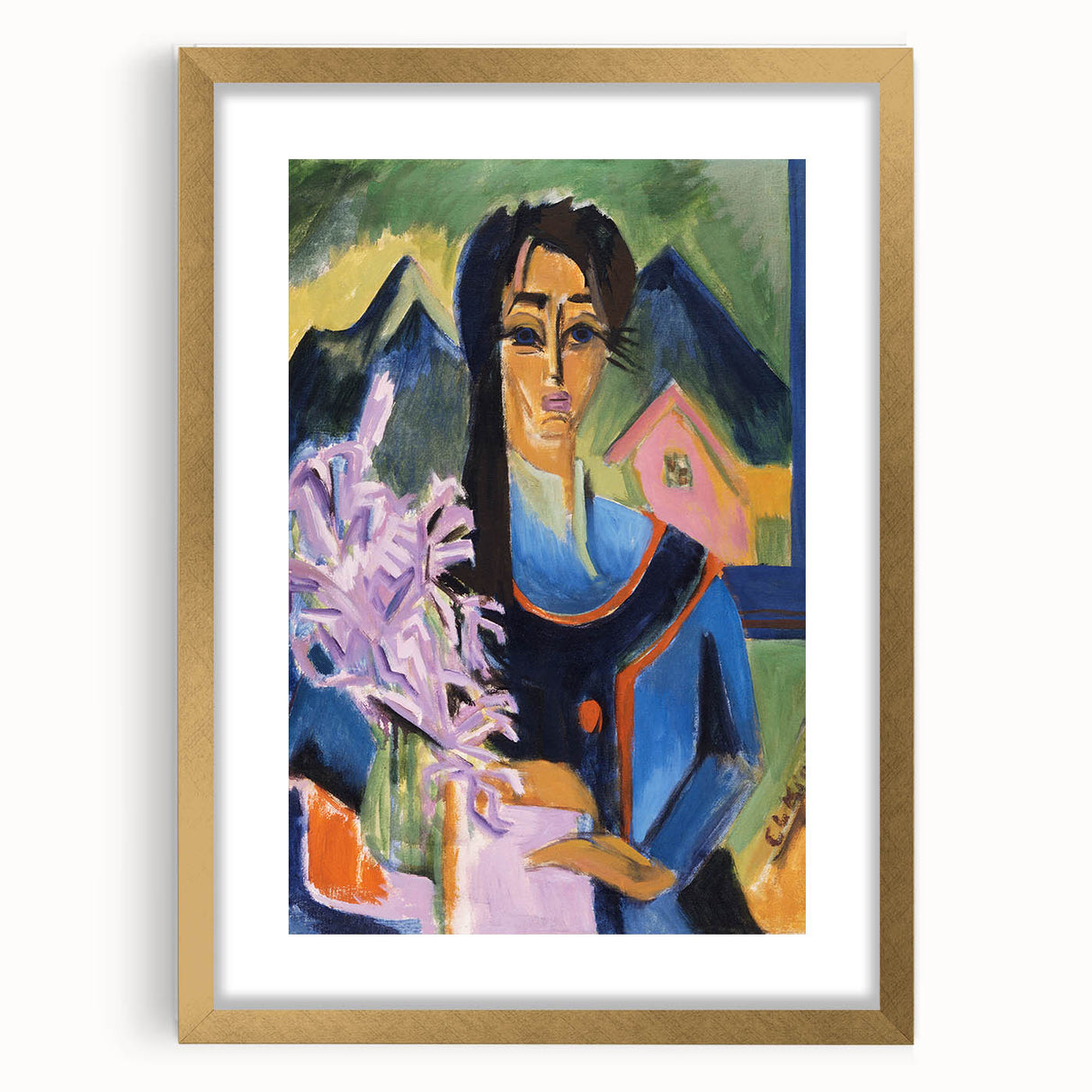 Sunday in the Alps - Contemporary Expressionist Art Canvas Print