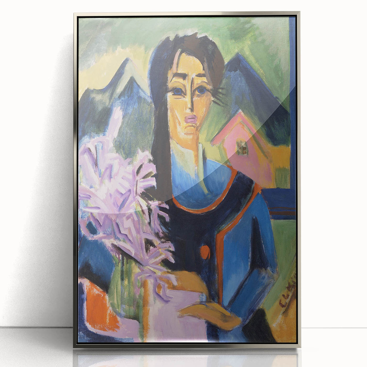 Sunday in the Alps - Contemporary Expressionist Art Canvas Print