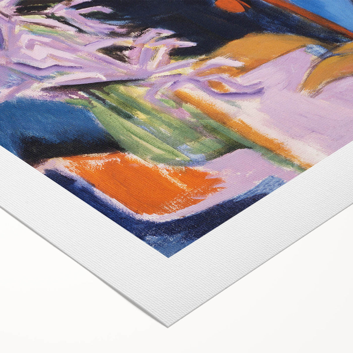 Sunday in the Alps - Contemporary Expressionist Art Canvas Print