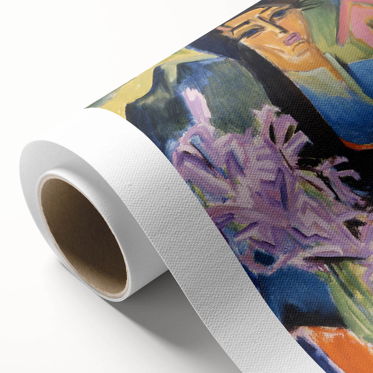 Sunday in the Alps - Contemporary Expressionist Art Canvas Print