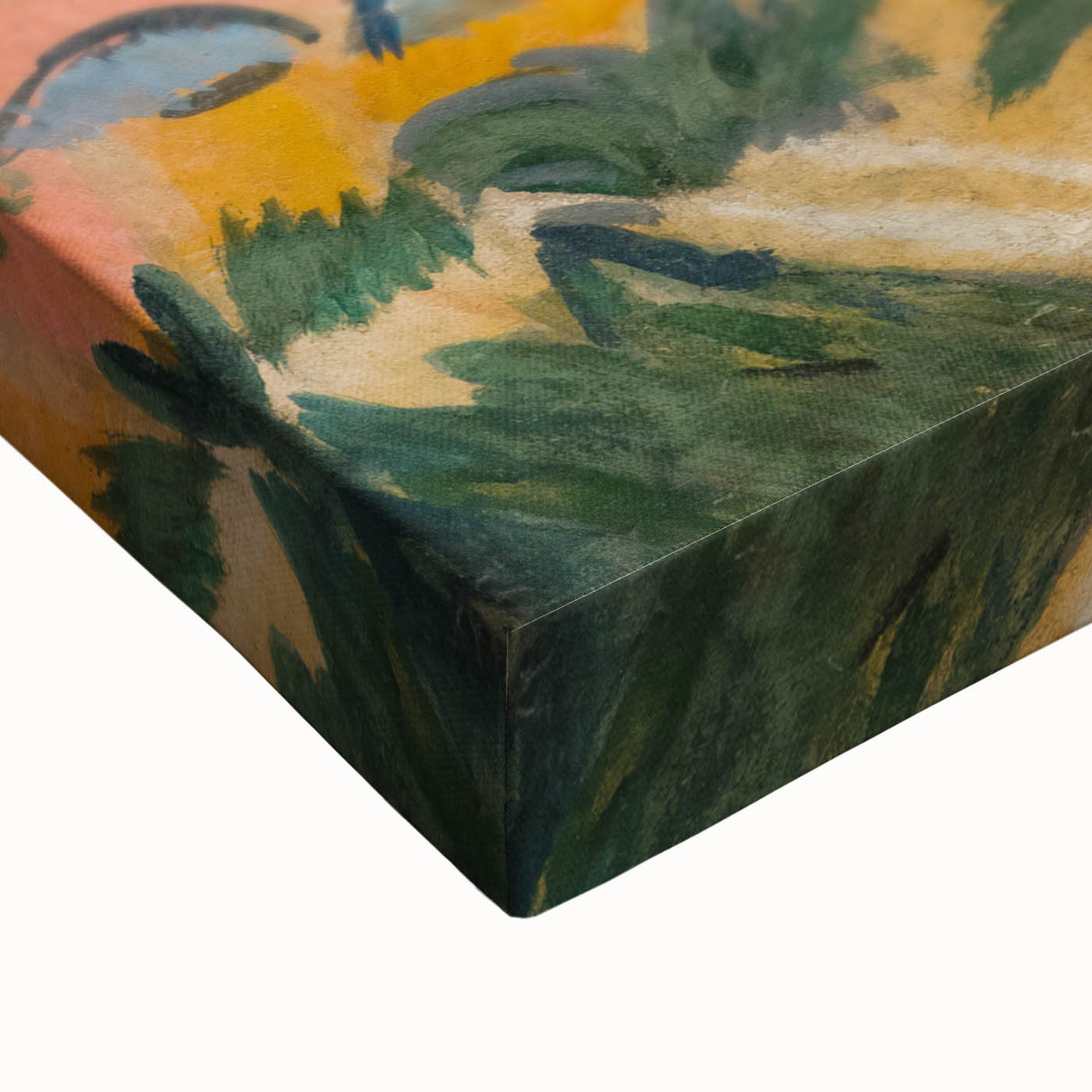 Expressionist Art: Swimmers on Fehmarn Beach | Vibrant Modern Expressionism