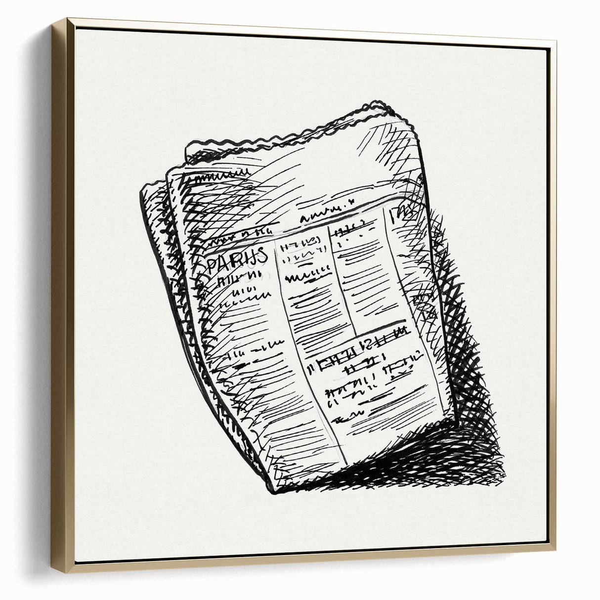 Expressionist Art - Telegraph by Leo Gestel Modern Wall Art Print