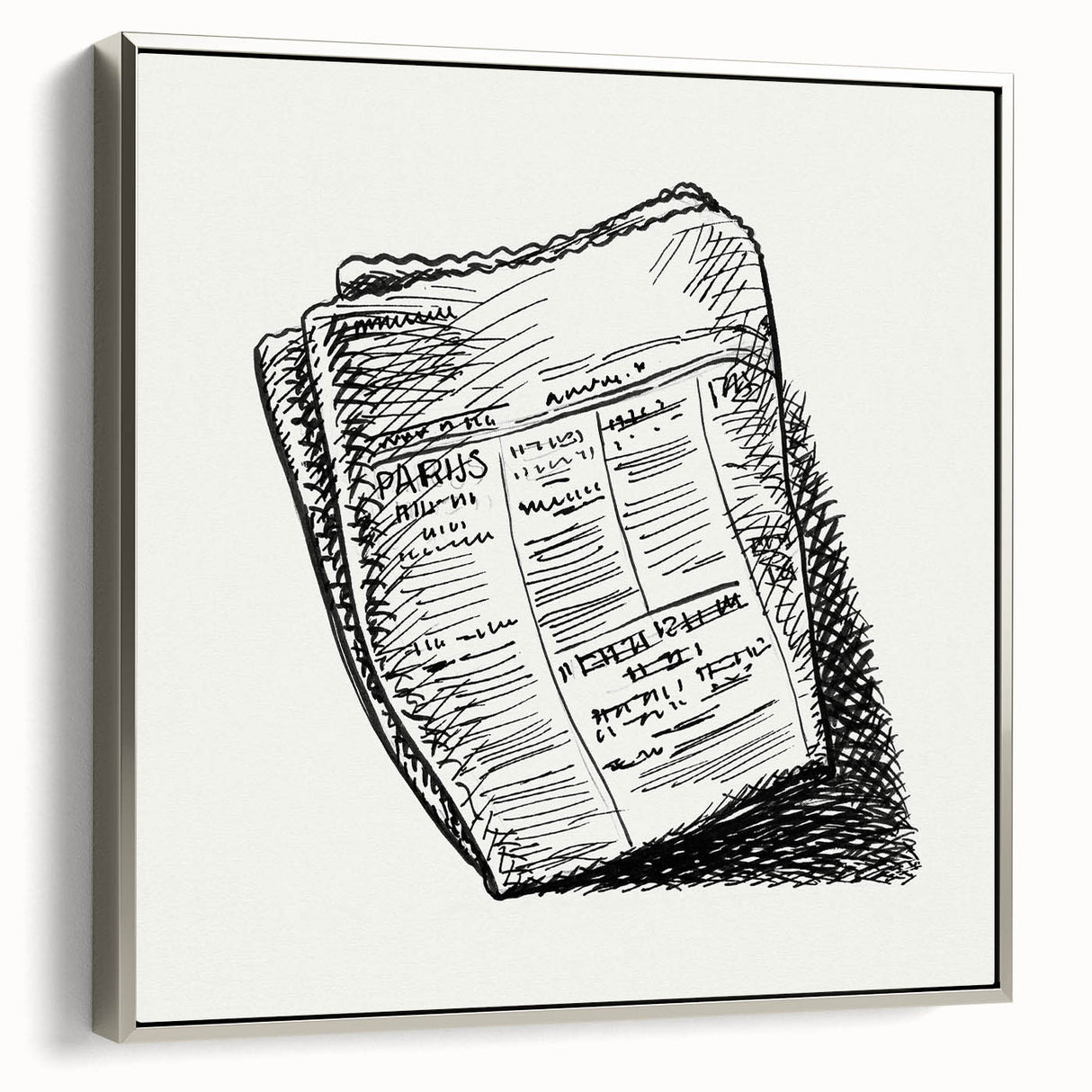 Expressionist Art - Telegraph by Leo Gestel Modern Wall Art Print