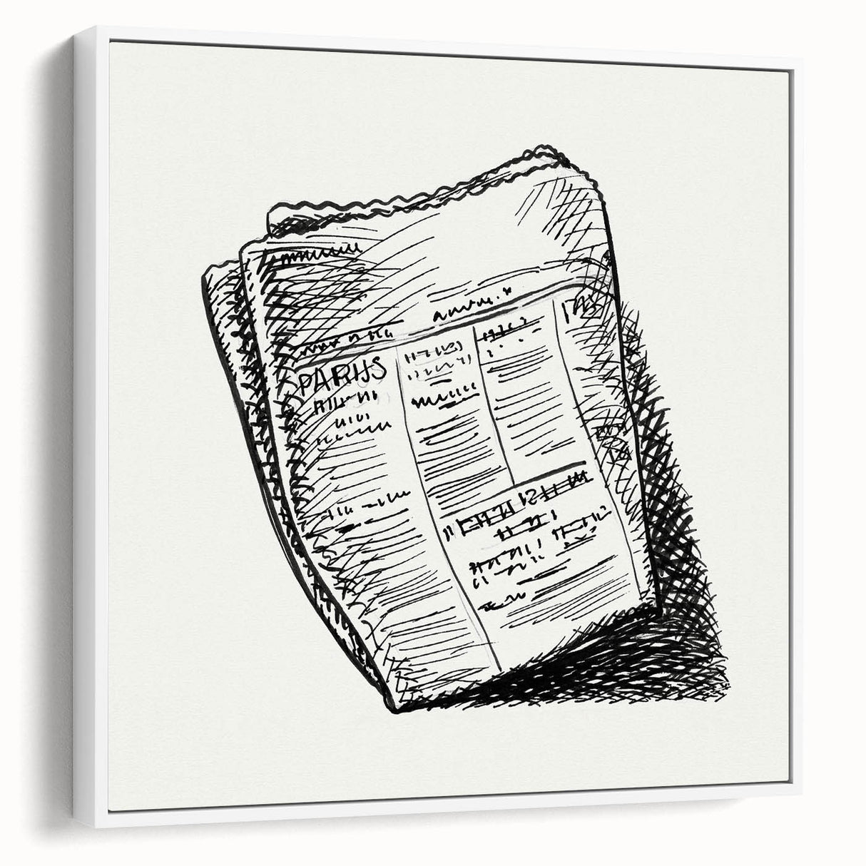 Expressionist Art - Telegraph by Leo Gestel Modern Wall Art Print