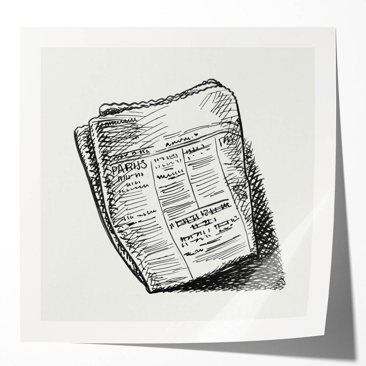 Expressionist Art - Telegraph by Leo Gestel Modern Wall Art Print