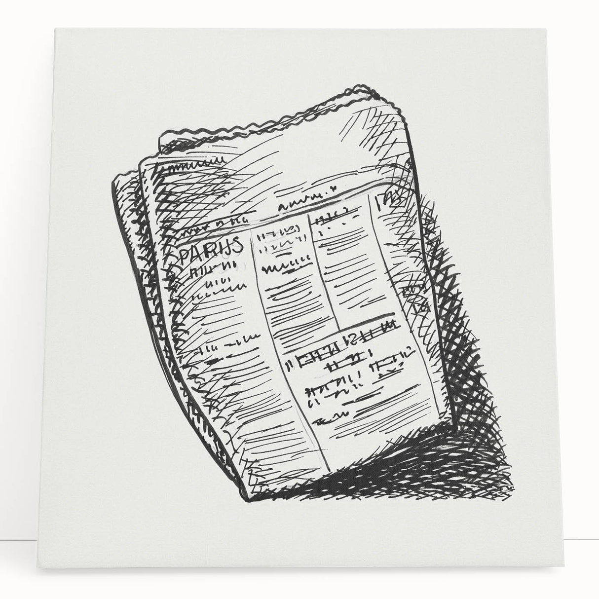 Expressionist Art - Telegraph by Leo Gestel Modern Wall Art Print