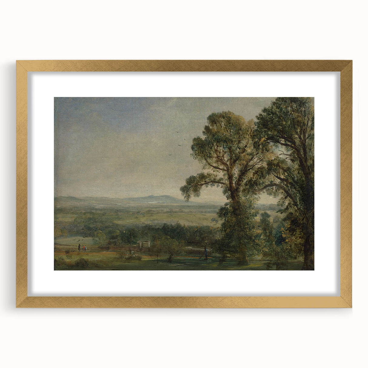 Romanticism Art: Bardon Hill by John Constable