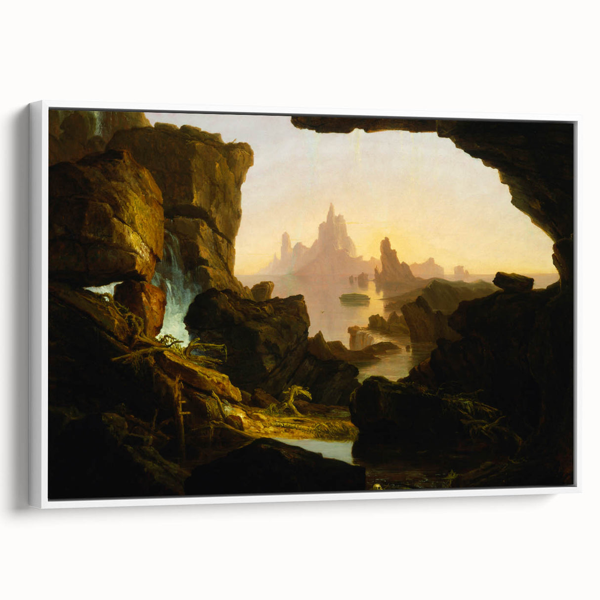 Romanticism Art: The Subsiding of the Waters by Thomas Cole