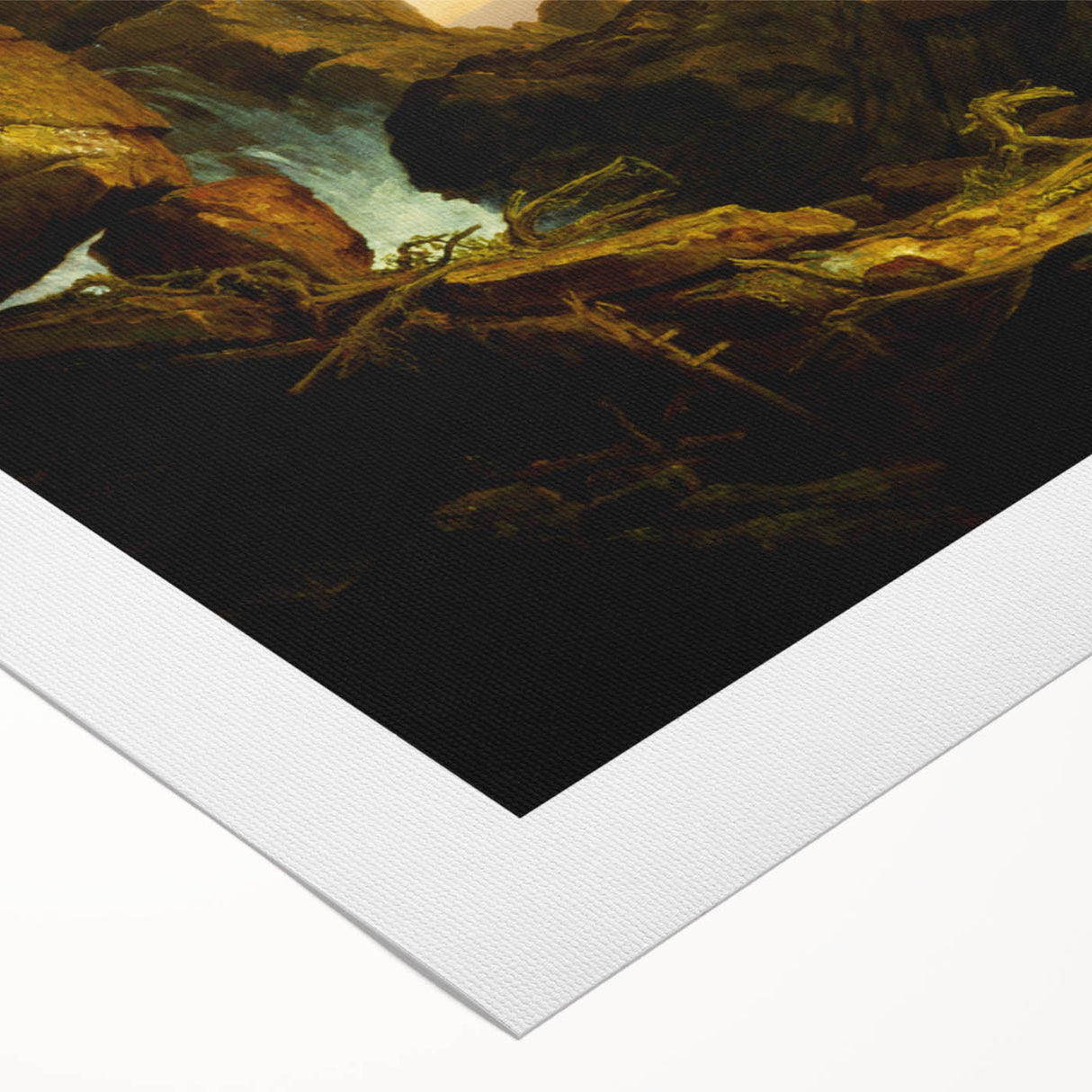 Romanticism Art: The Subsiding of the Waters by Thomas Cole