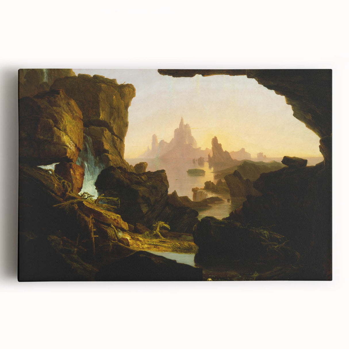 Romanticism Art: The Subsiding of the Waters by Thomas Cole