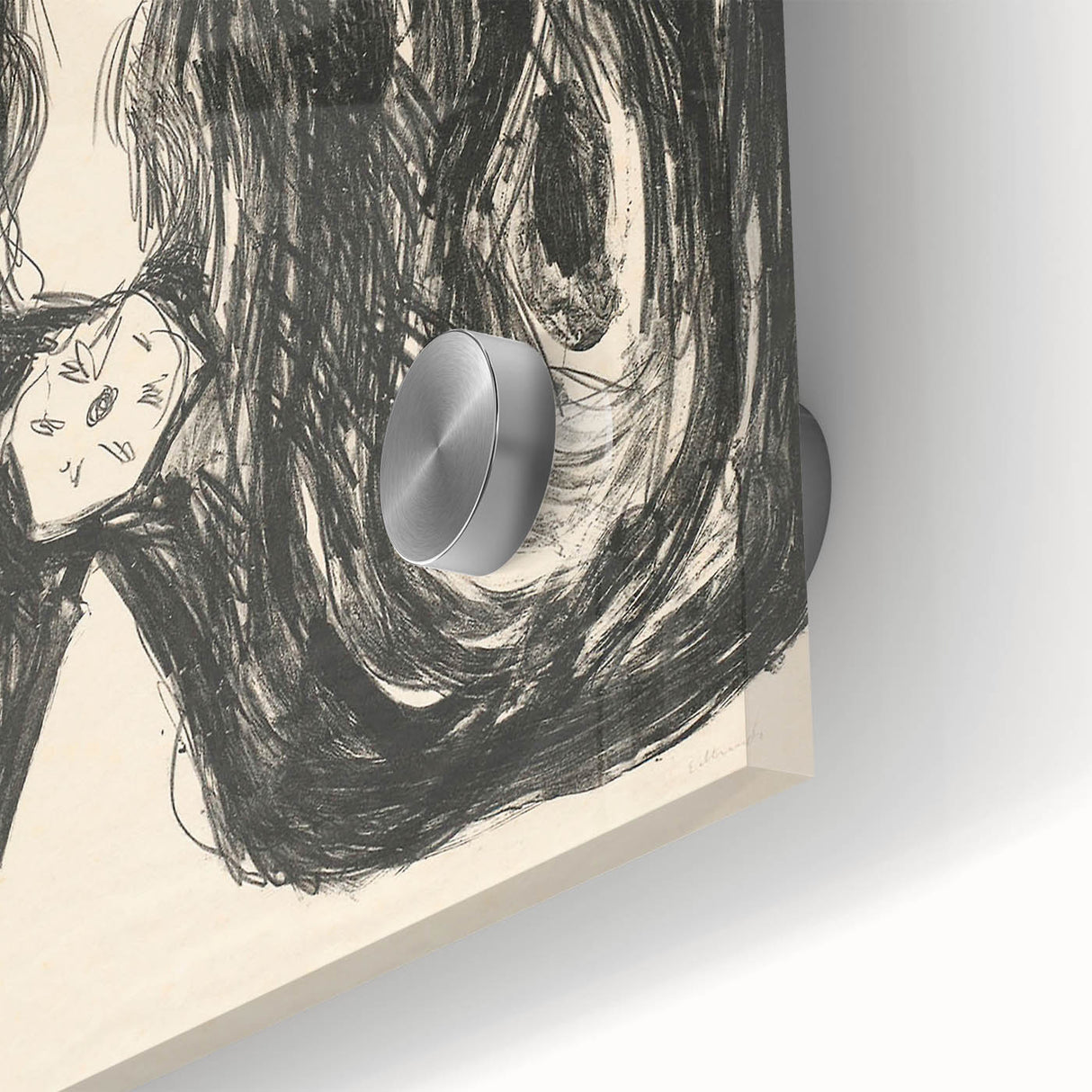 Expressionist Art - The Brooch, Eva Mudocci (1903) Wall Art Print