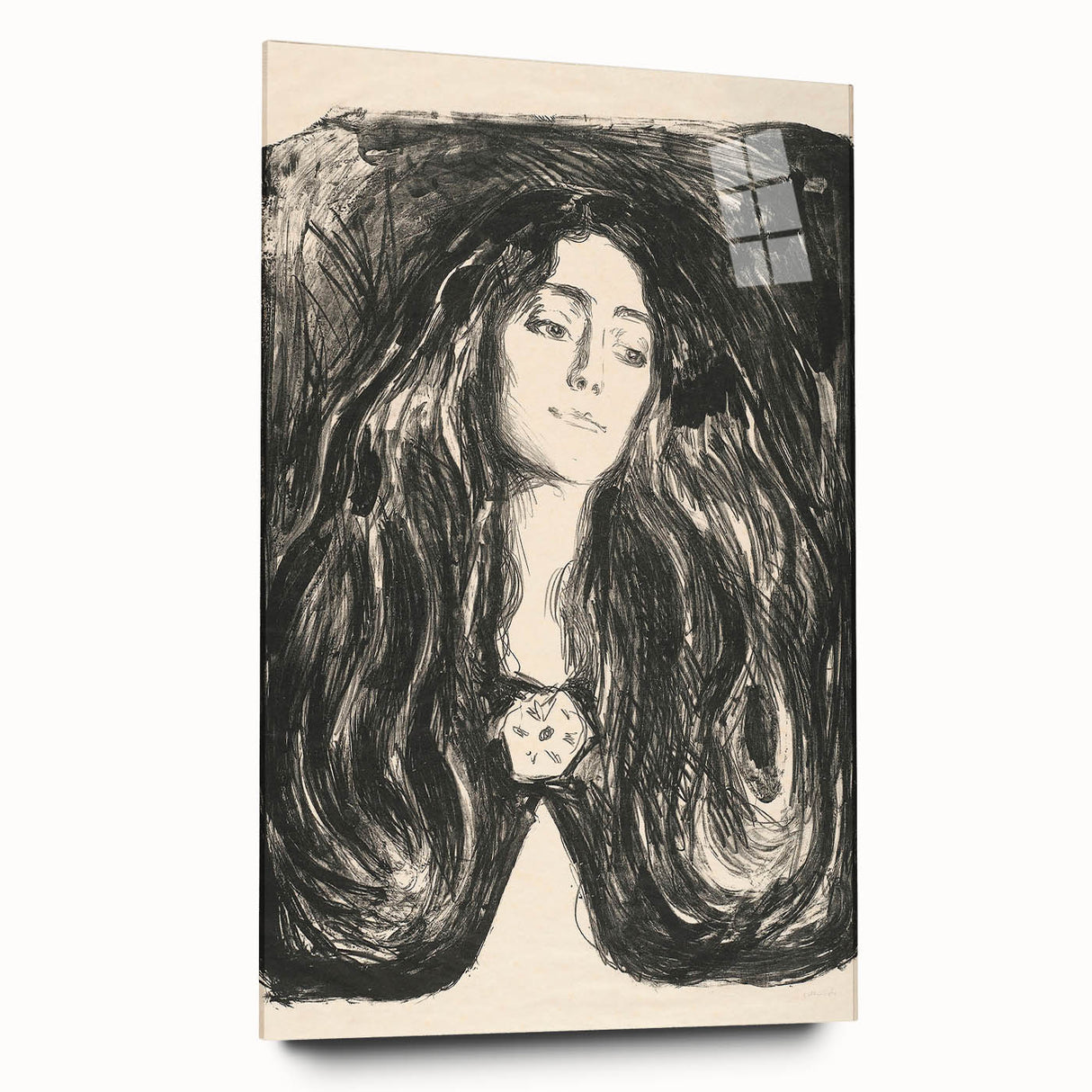 Expressionist Art - The Brooch, Eva Mudocci (1903) Wall Art Print