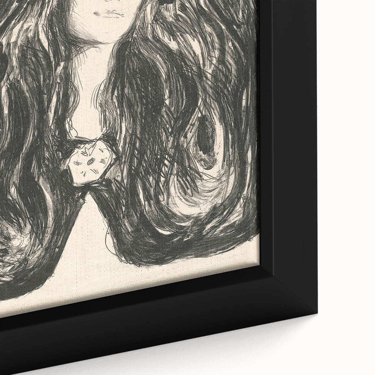 Expressionist Art - The Brooch, Eva Mudocci (1903) Wall Art Print