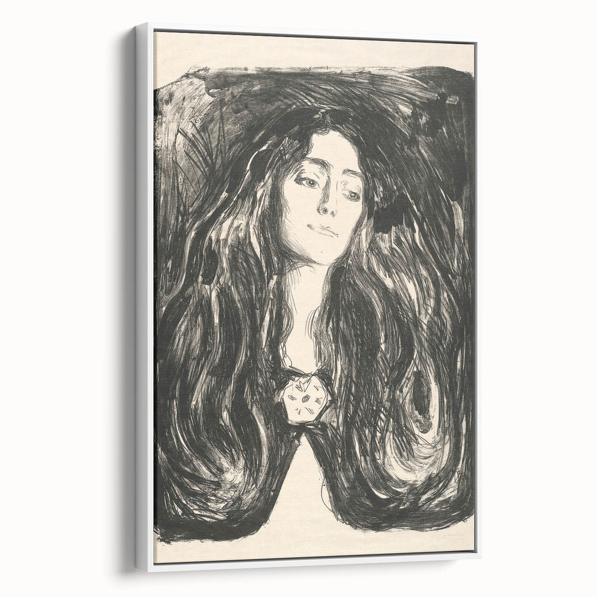Expressionist Art - The Brooch, Eva Mudocci (1903) Wall Art Print