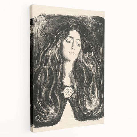 Expressionist Art - The Brooch, Eva Mudocci (1903) Wall Art Print