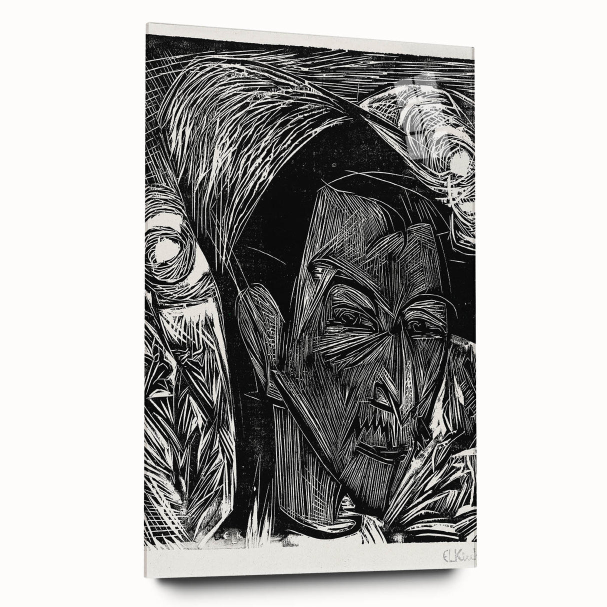 Expressionist Portrait: Fifth Bauhaus Portfolio | Bold Abstract Wall Art