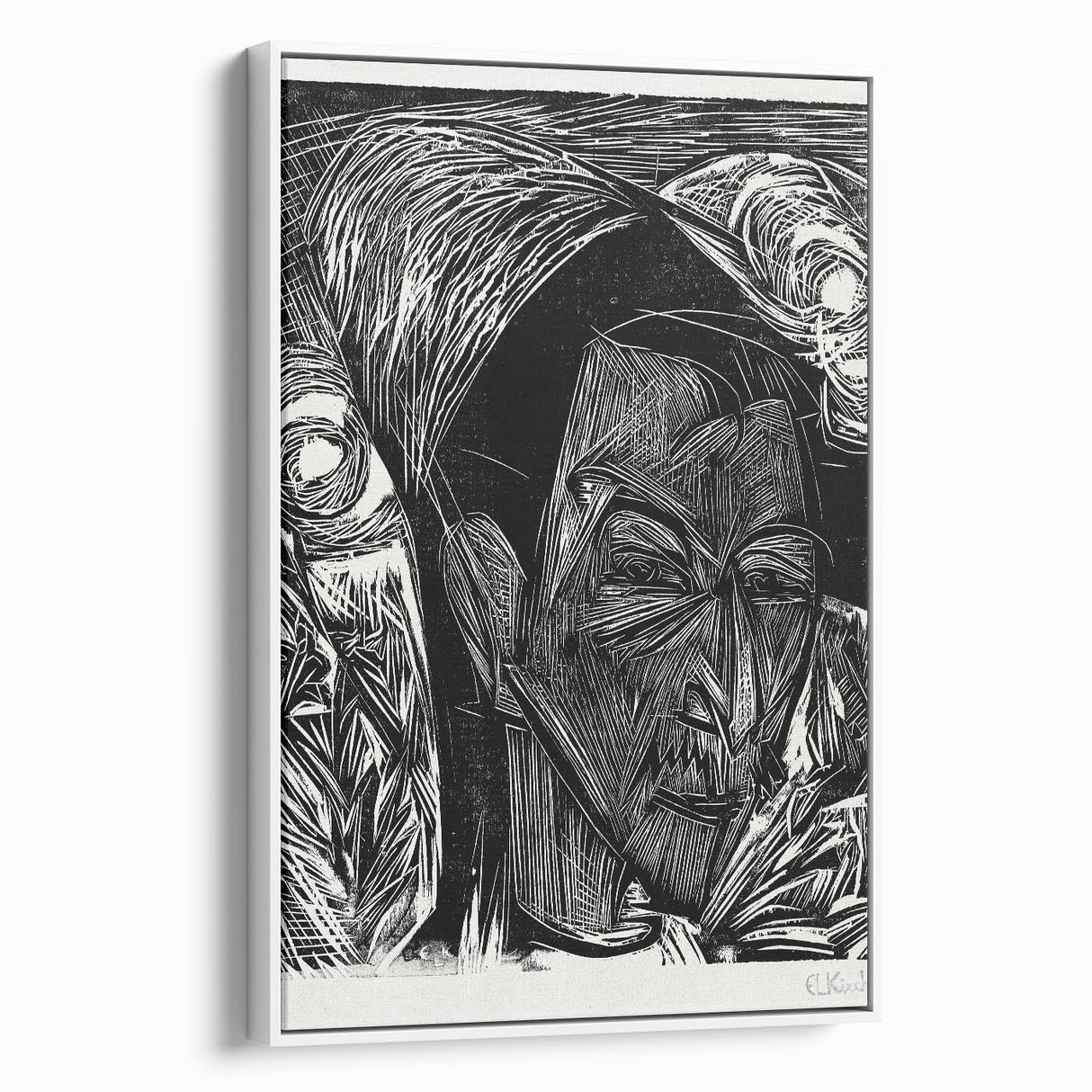 Expressionist Portrait: Fifth Bauhaus Portfolio | Bold Abstract Wall Art