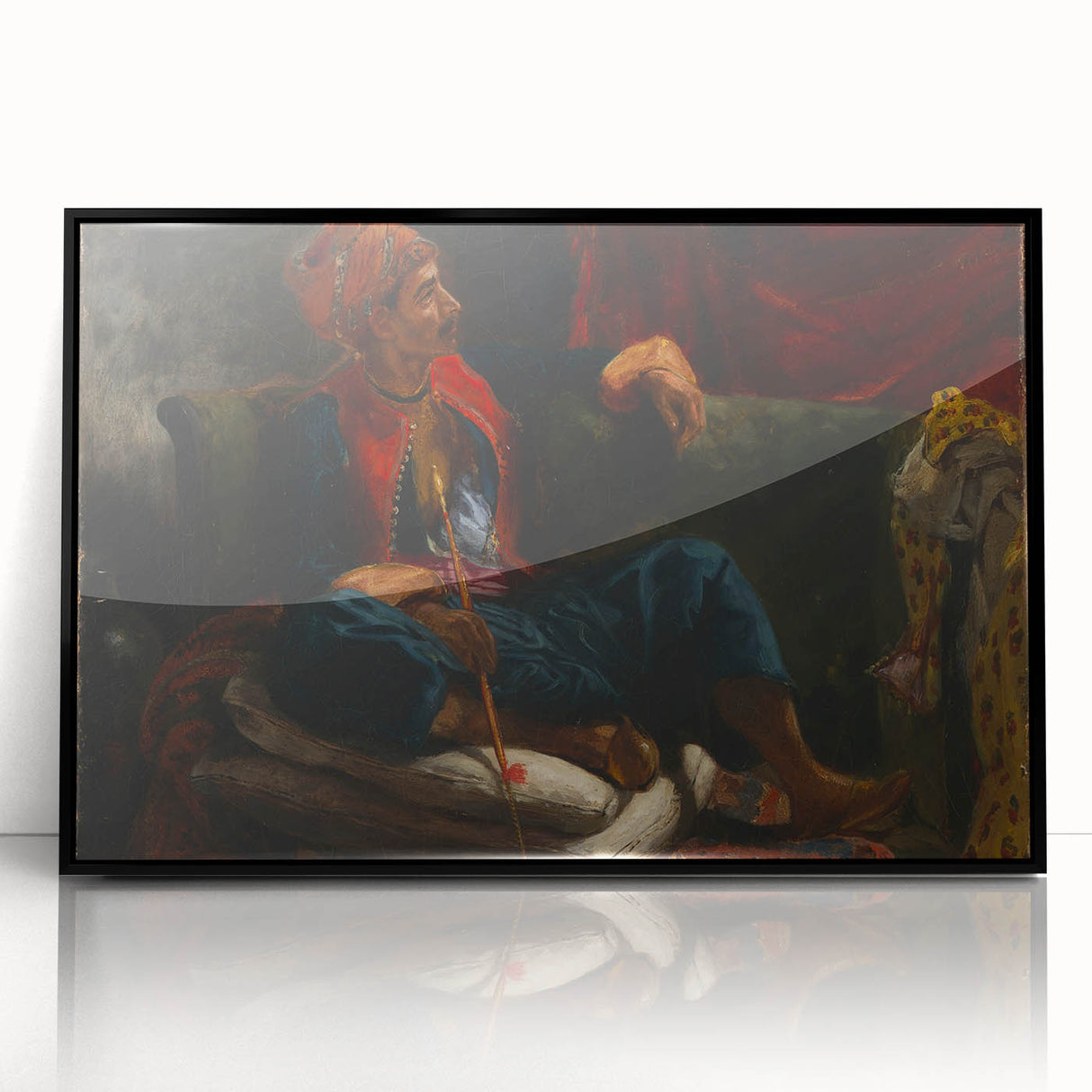 Romanticism Art: The Smoker by Eugène Delacroix