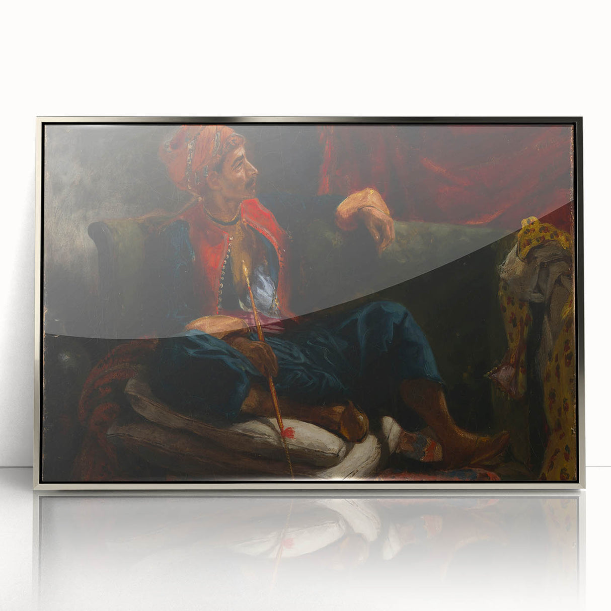 Romanticism Art: The Smoker by Eugène Delacroix