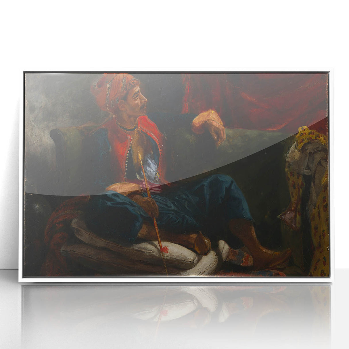 Romanticism Art: The Smoker by Eugène Delacroix