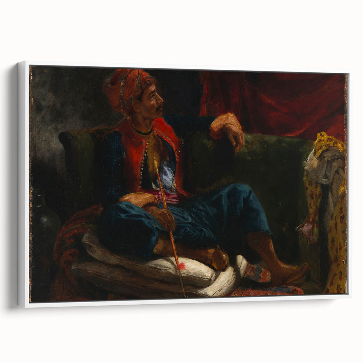 Romanticism Art: The Smoker by Eugène Delacroix