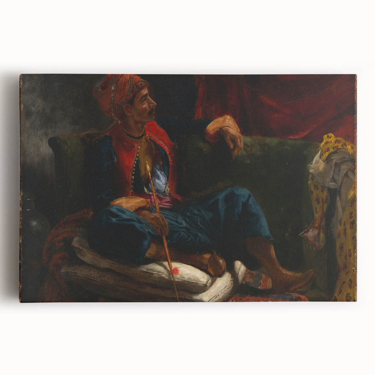 Romanticism Art: The Smoker by Eugène Delacroix