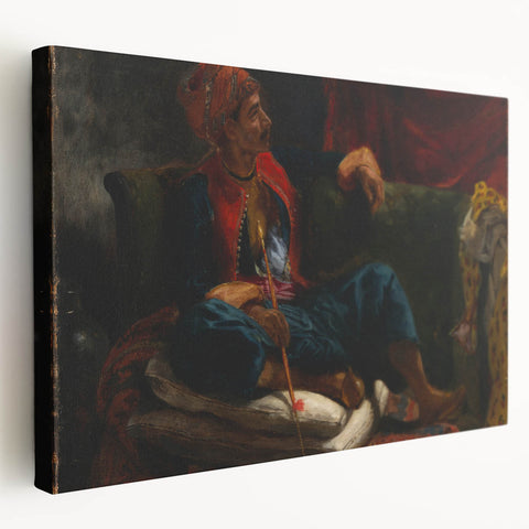 Romanticism Art: The Smoker by Eugène Delacroix