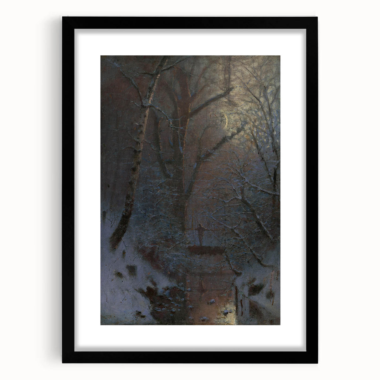 Romanticism Art: Winter by László Mednyánszky