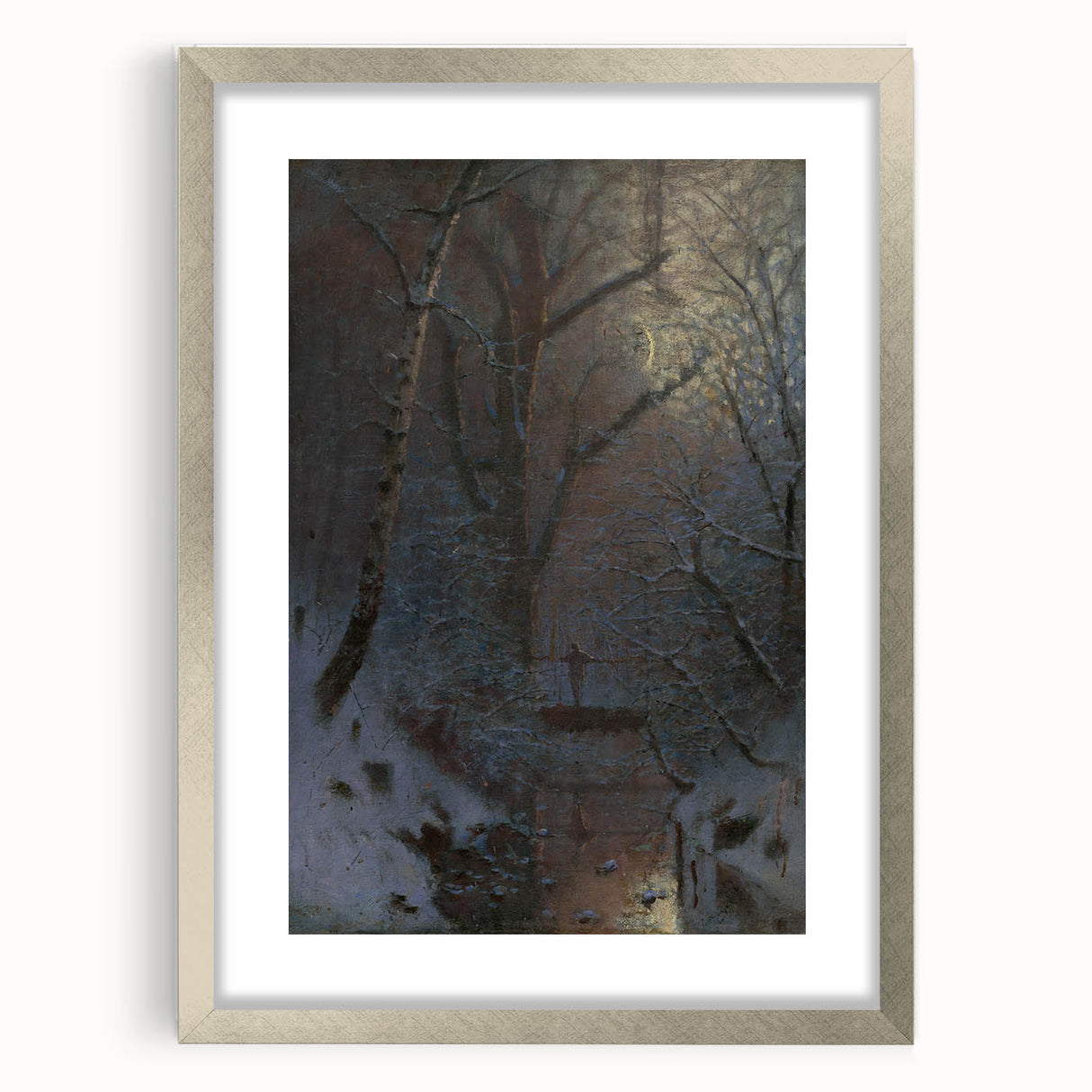 Romanticism Art: Winter by László Mednyánszky