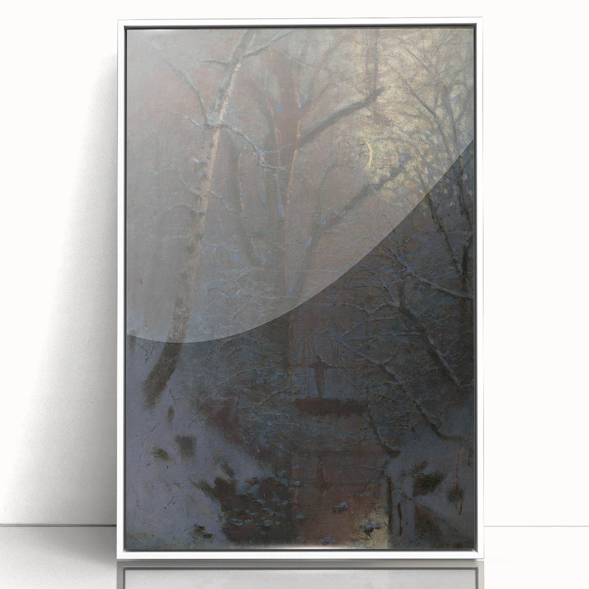 Romanticism Art: Winter by László Mednyánszky